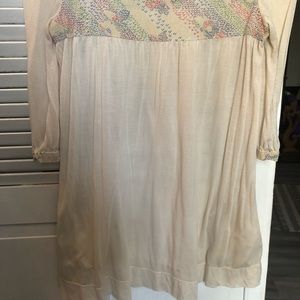 Sheer top with pockets